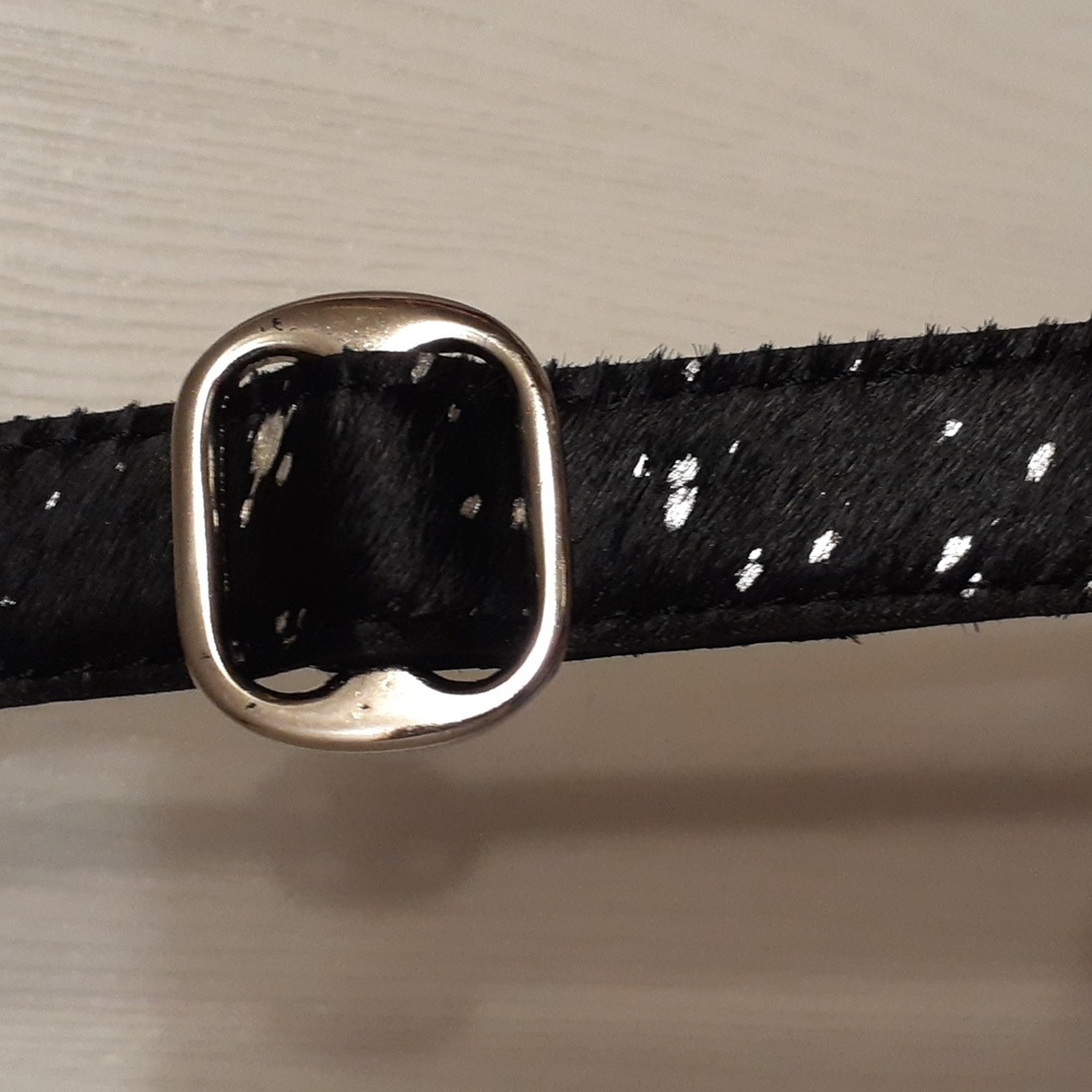 Black and silver leather handbag. ( Brand New ) - Picture 7 of 7